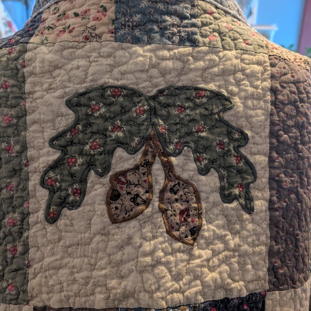 Patchwork Quilted Women's Sweater - Picture 7 of 7